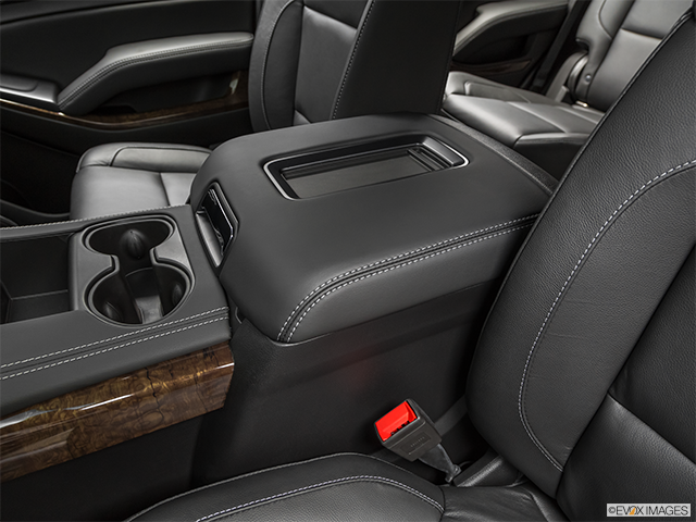 Center Console Lid Replacement Cover For 2007-2014 GMC Yukon/Chevy Tahoe – Black Microfiber